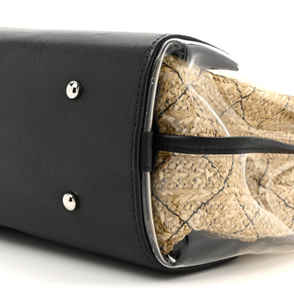 Chanel Calfskin PVC Quilted Chanel 31 Bag Black 9 of 14