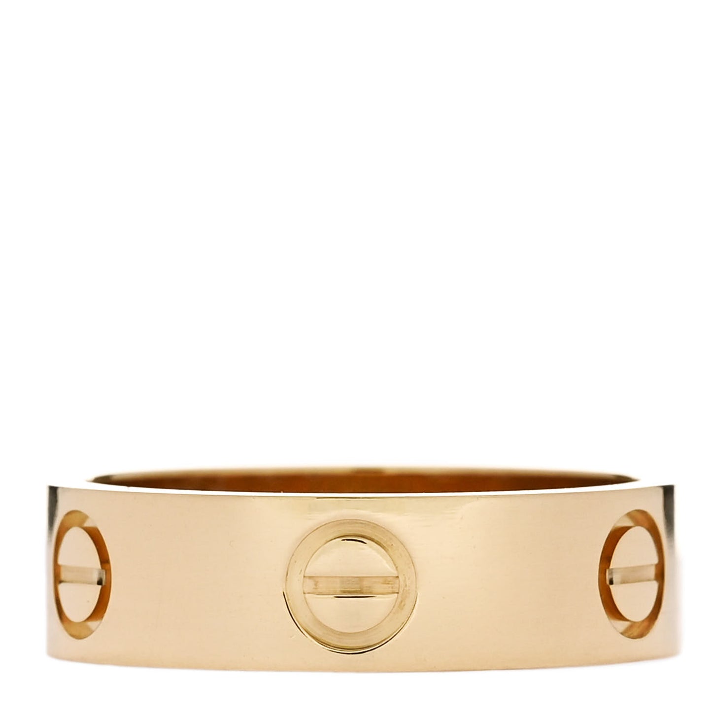 18K Yellow Gold 5.5mm LOVE Ring 55 7.25