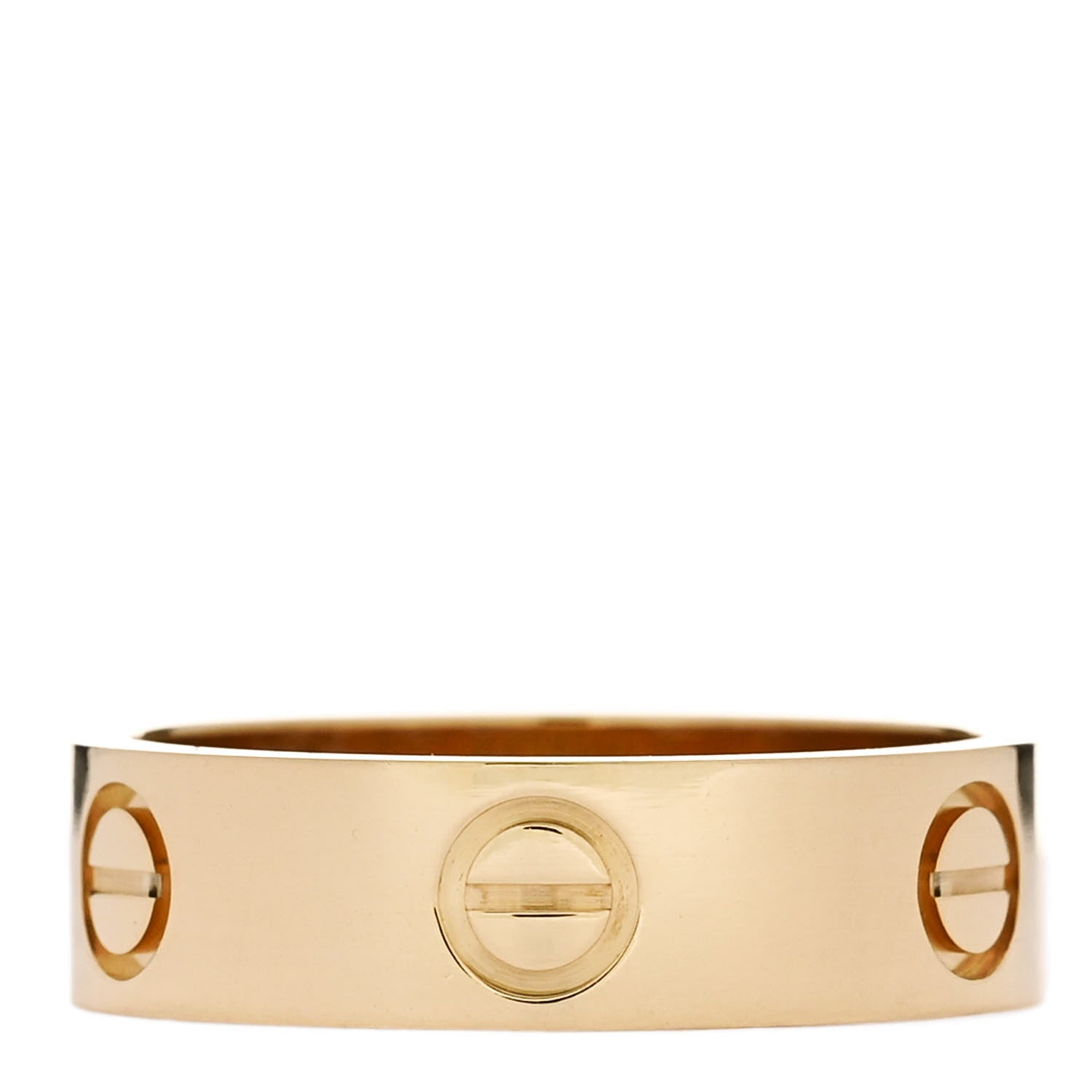Cartier 18K Yellow Gold 5.5mm LOVE Ring 55 7.25 3 of 5