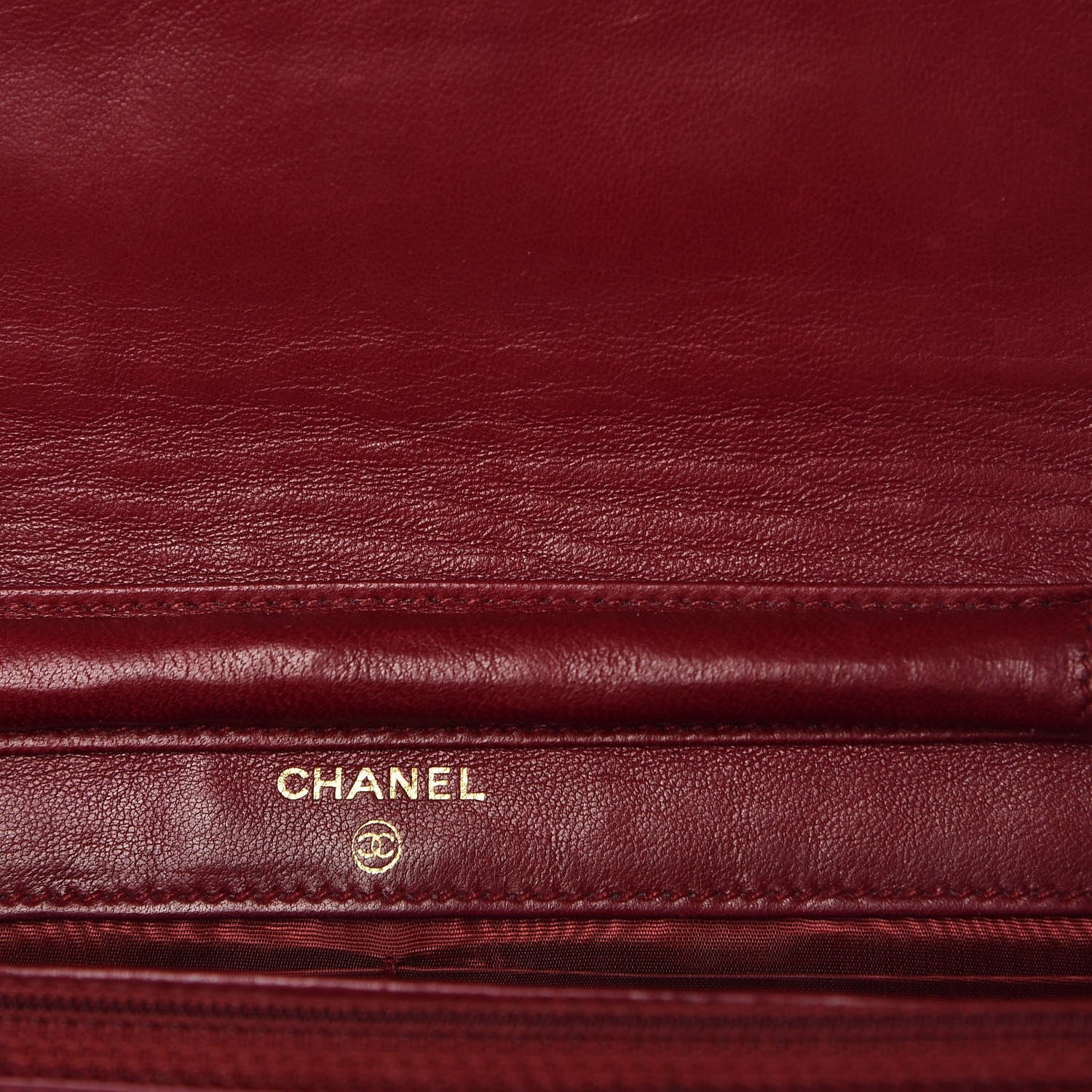 Chanel Caviar Timeless CC Wallet On Chain WOC Red 9 of 12