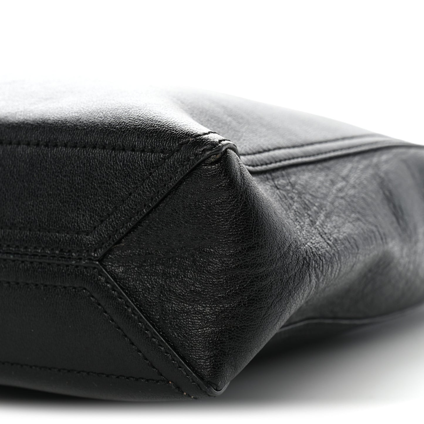 New Sakai Calfskin Lux Small Dahlia Tote Black