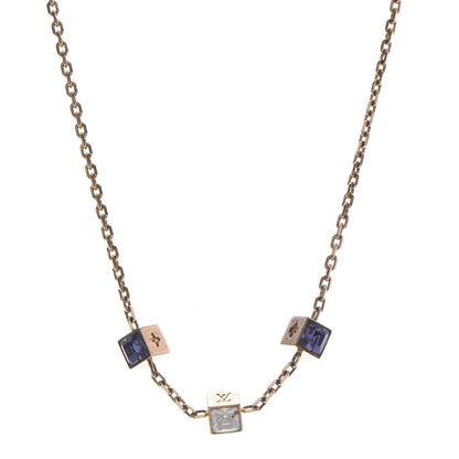 Louis Vuitton Swarovski Gamble Short Necklace Azur 1 of 8