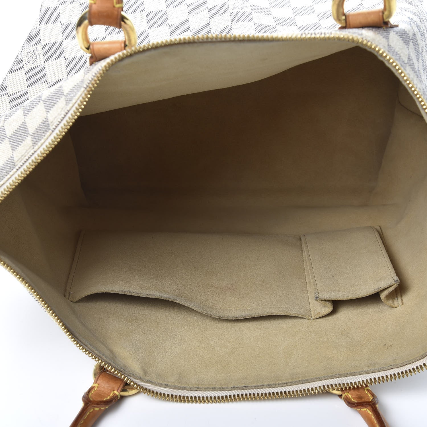 Louis Vuitton Damier Azur Saleya MM 4 of 11