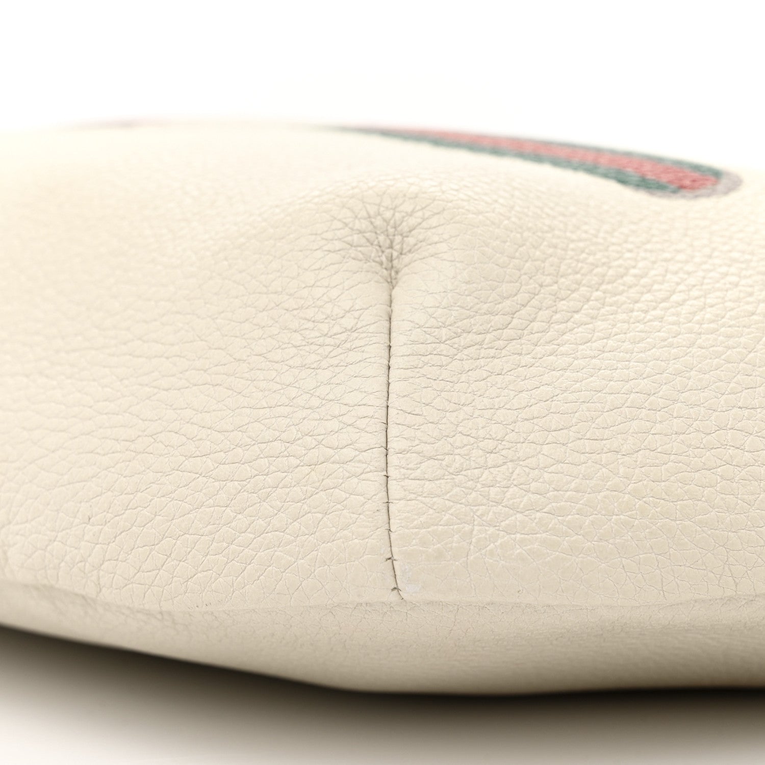 Gucci Grained Calfskin Logo Belt Bag White 10 of 13