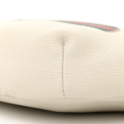 Gucci Grained Calfskin Logo Belt Bag White 10 of 13
