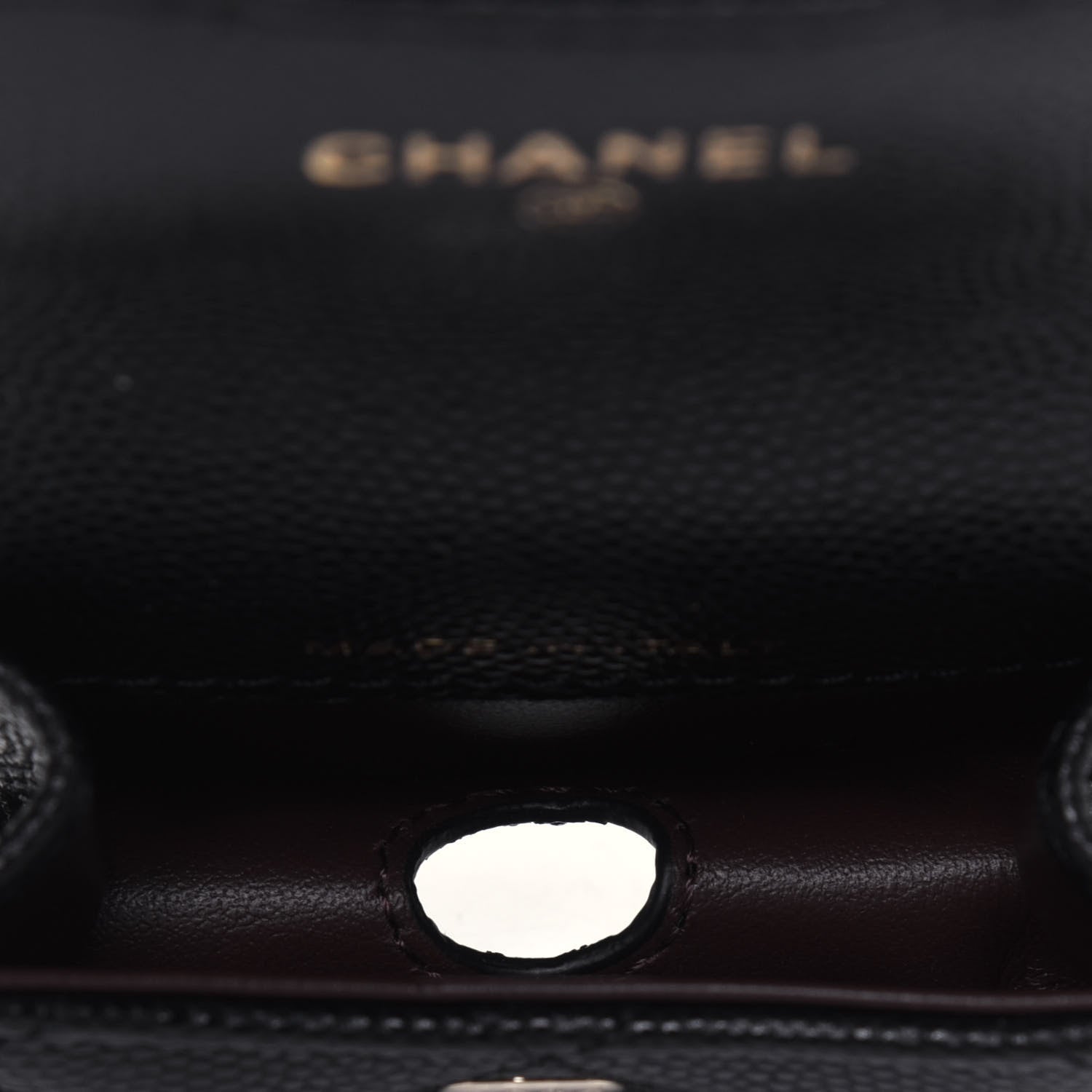 Chanel Caviar Quilted Airpods Pro Case Black 5 of 13