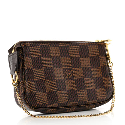 Louis Vuitton Damier Ebene Mini Pochette Accessories 3 of 7