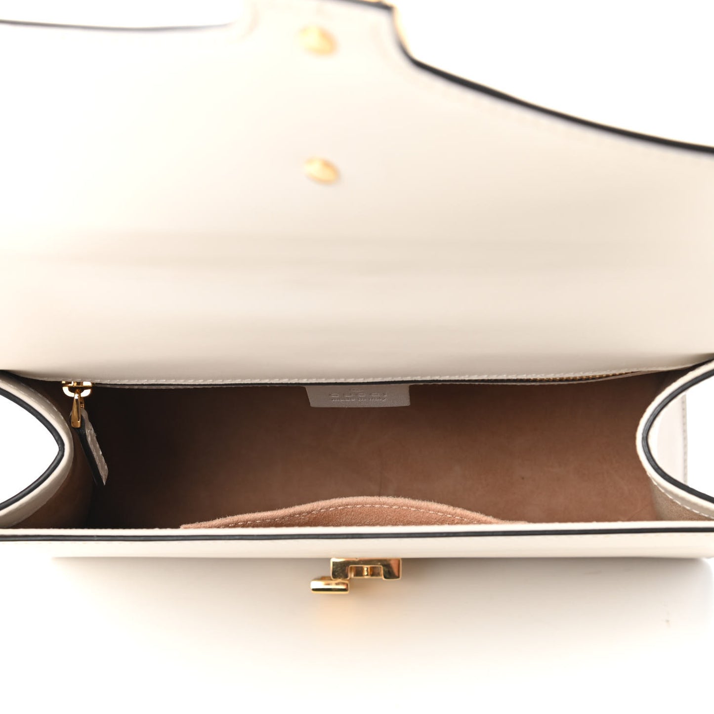Calfskin Small Sylvie Shoulder Bag Off White