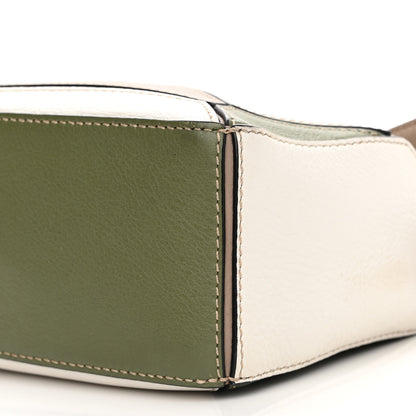 Loewe Calfskin Mini Puzzle Bag Sand Avocado Green 10 of 11