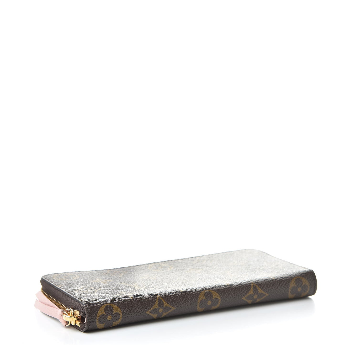Monogram Clemence Wallet Rose Ballerine