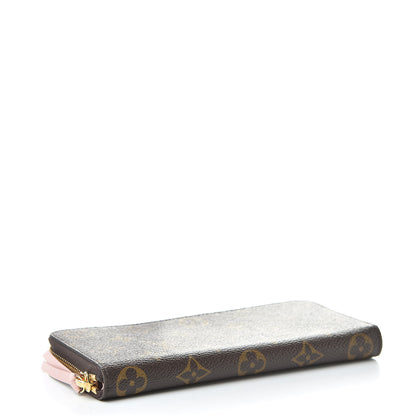 Louis Vuitton Monogram Clemence Wallet Rose Ballerine 4 of 8