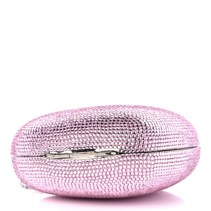 Judith Leiber Crystal Heart Minaudiere Clutch Pink 4 of 9