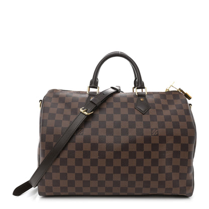 Louis Vuitton Damier Ebene Speedy Bandouliere 35 1 of 11