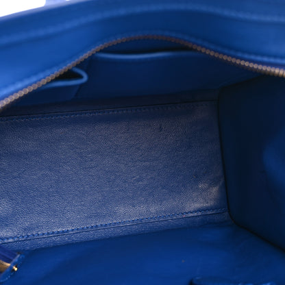 Celine Smooth Calfskin Micro Luggage Royal Blue 5 of 15