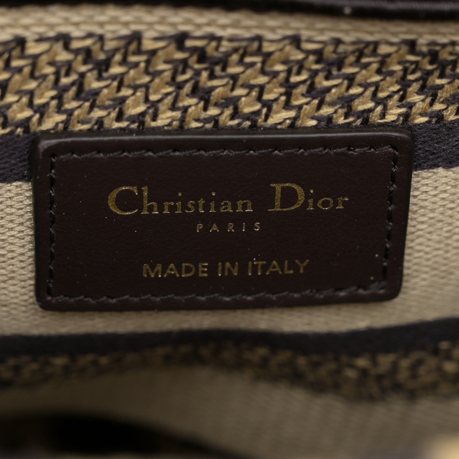 Christian Dior Canvas Medium Mizza Embroidered Lady D-Lite Beige Multicolor 6 of 13