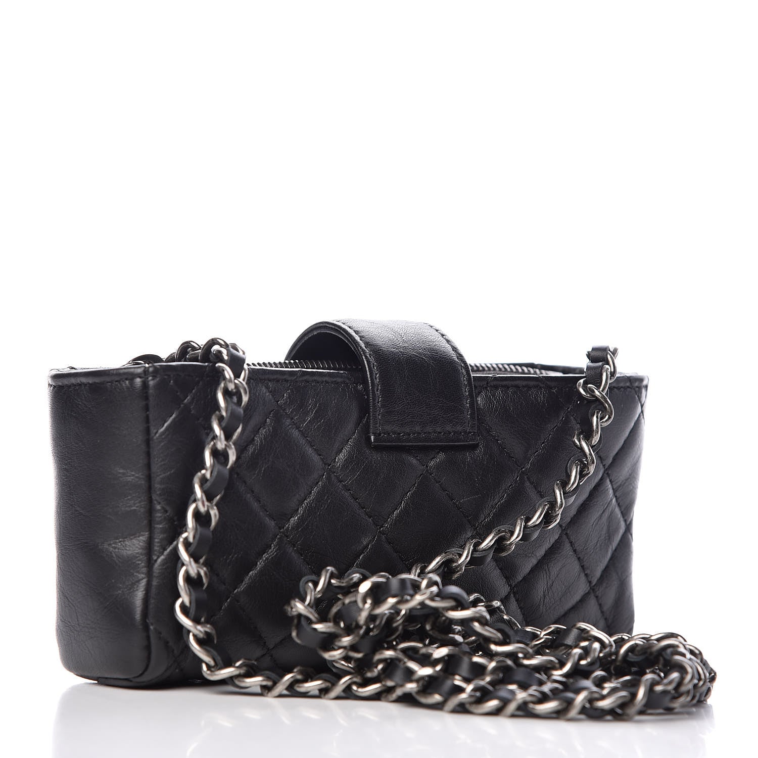 Chanel Aged Calfskin Lucky Charms 2.55 Reissue Mini Clutch With Chain Black 3 of 11