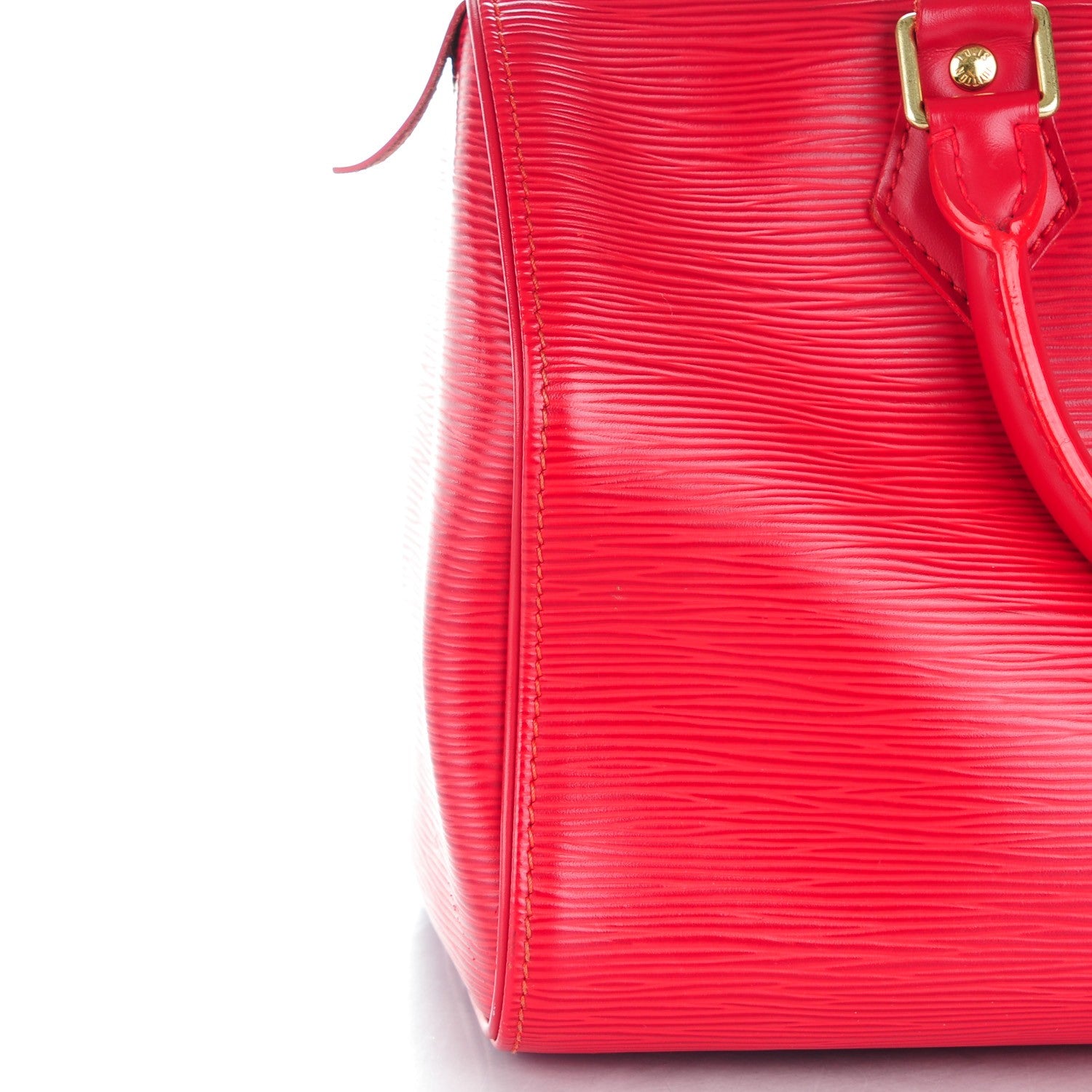 Louis Vuitton Epi Speedy 25 Castillan Red 8 of 11