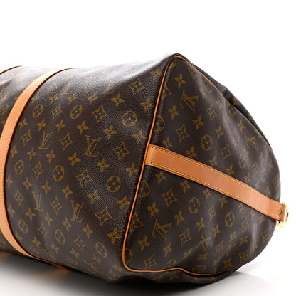 Louis Vuitton Monogram Keepall Bandouliere 60 10 of 12