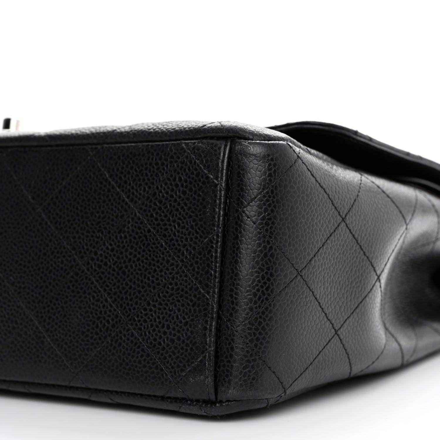 Chanel Caviar Quilted Maxi Double Flap Black 10 of 14