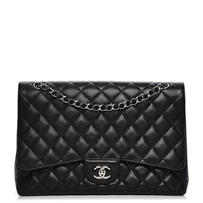 Chanel Caviar Quilted Maxi Single Flap Black 1 of 8