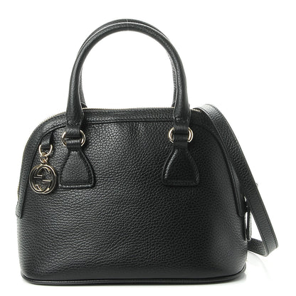 Gucci Dollar Calfskin Small GG Charm Dome Bag Black 1 of 4