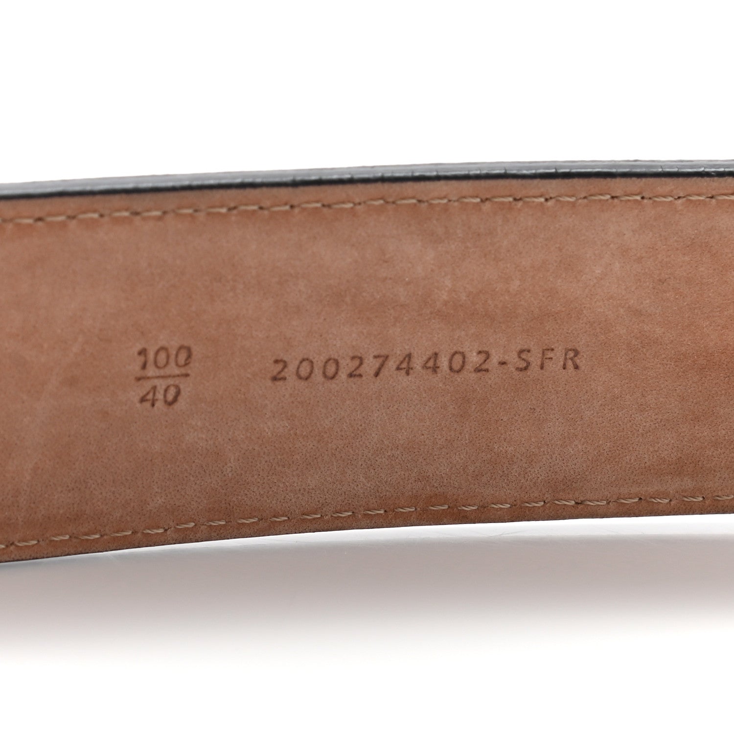 Fendi Cuoio Romano FF Belt 100 40 Black 3 of 11