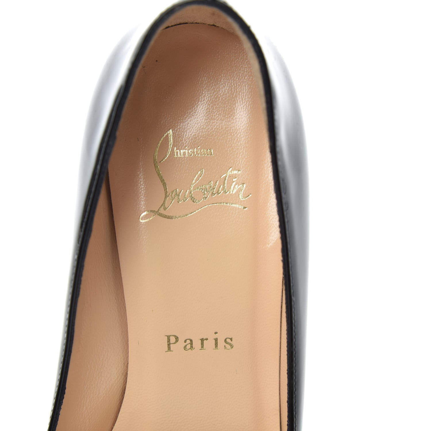 Christian Louboutin Patent Mistica 60 Pumps 37 Black 5 of 7