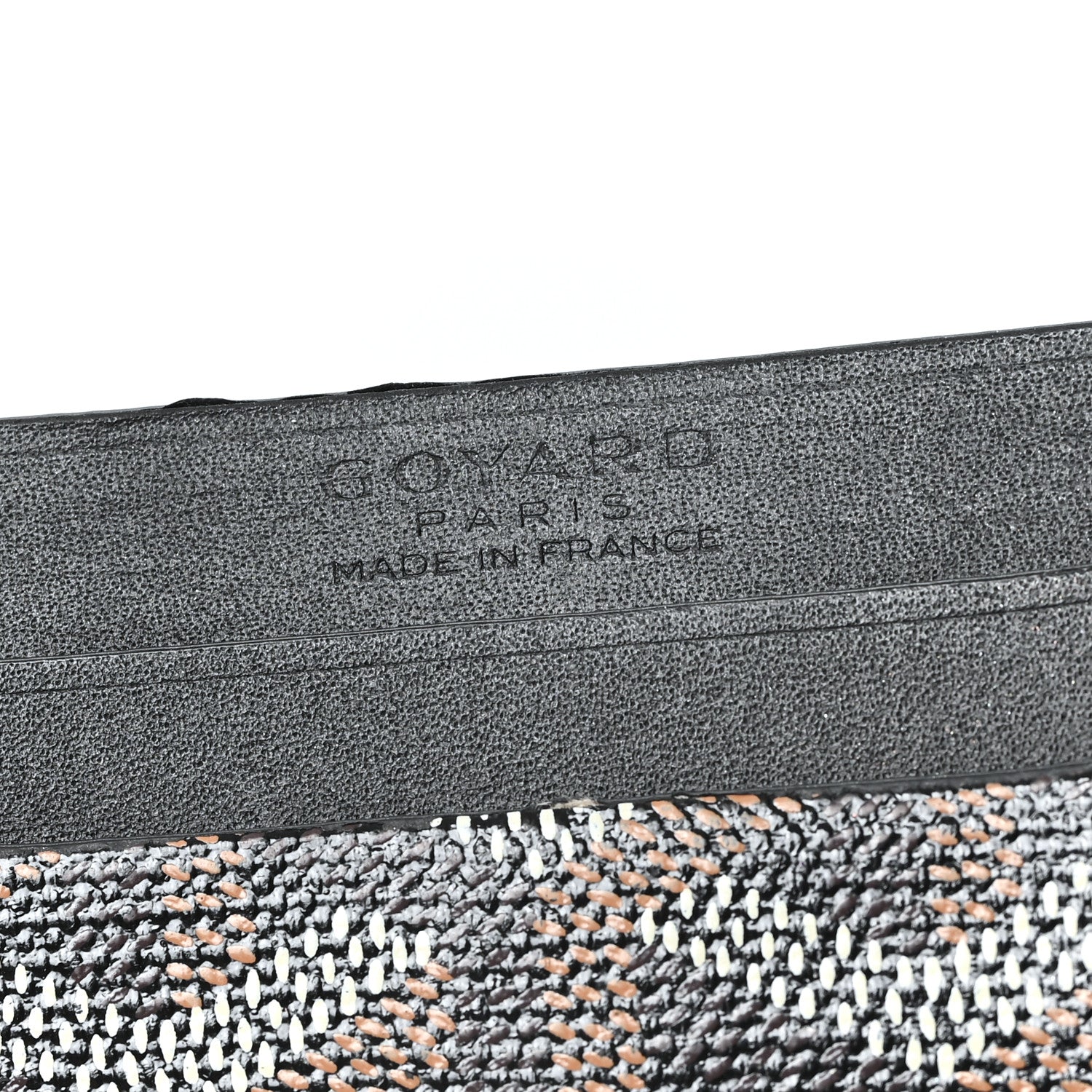 Goyard Goyardine Saint Sulpice Card Holder Black 6 of 9