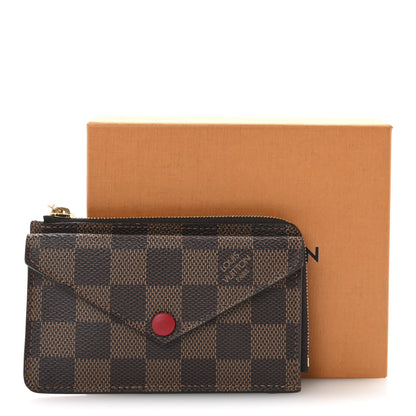 Louis Vuitton Damier Ebene Recto Verso Card Holder Red 7 of 7