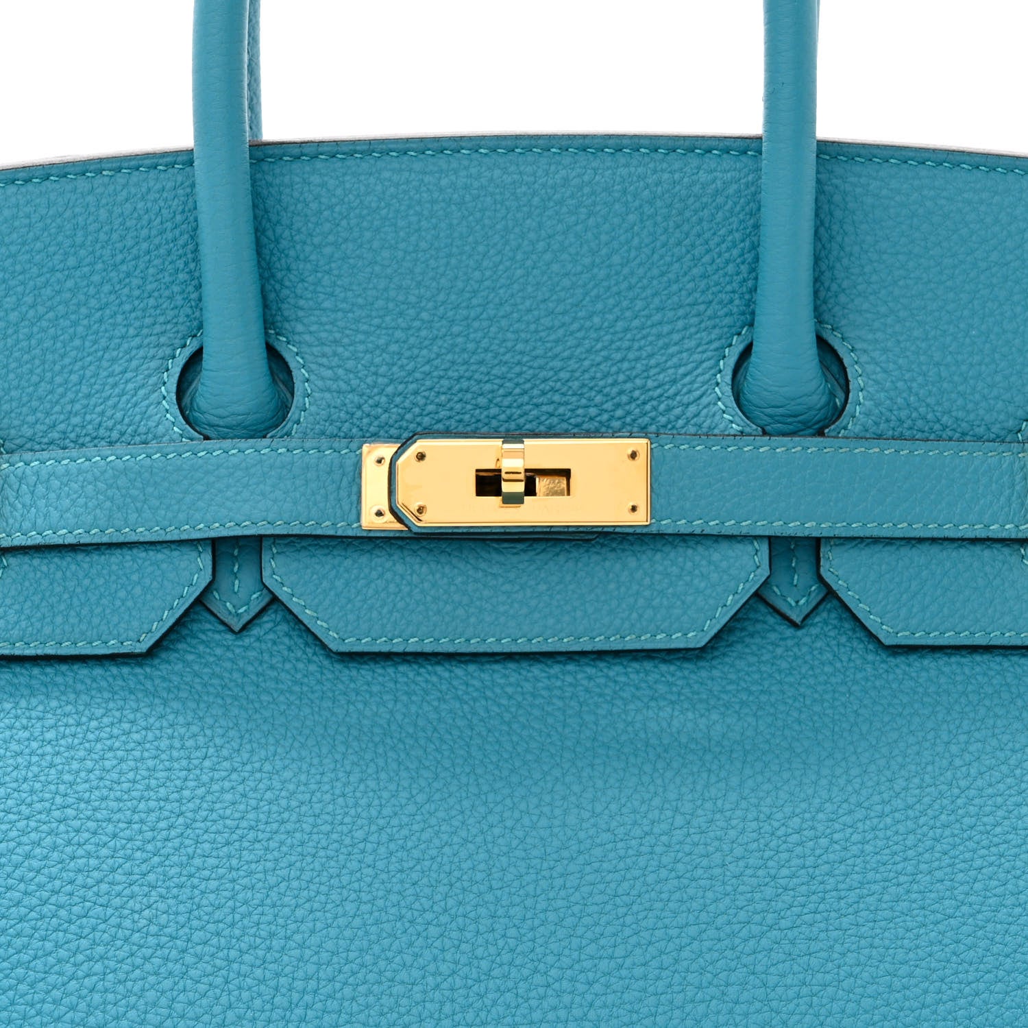 Hermes Togo Birkin 35 Turquoise 8 of 12