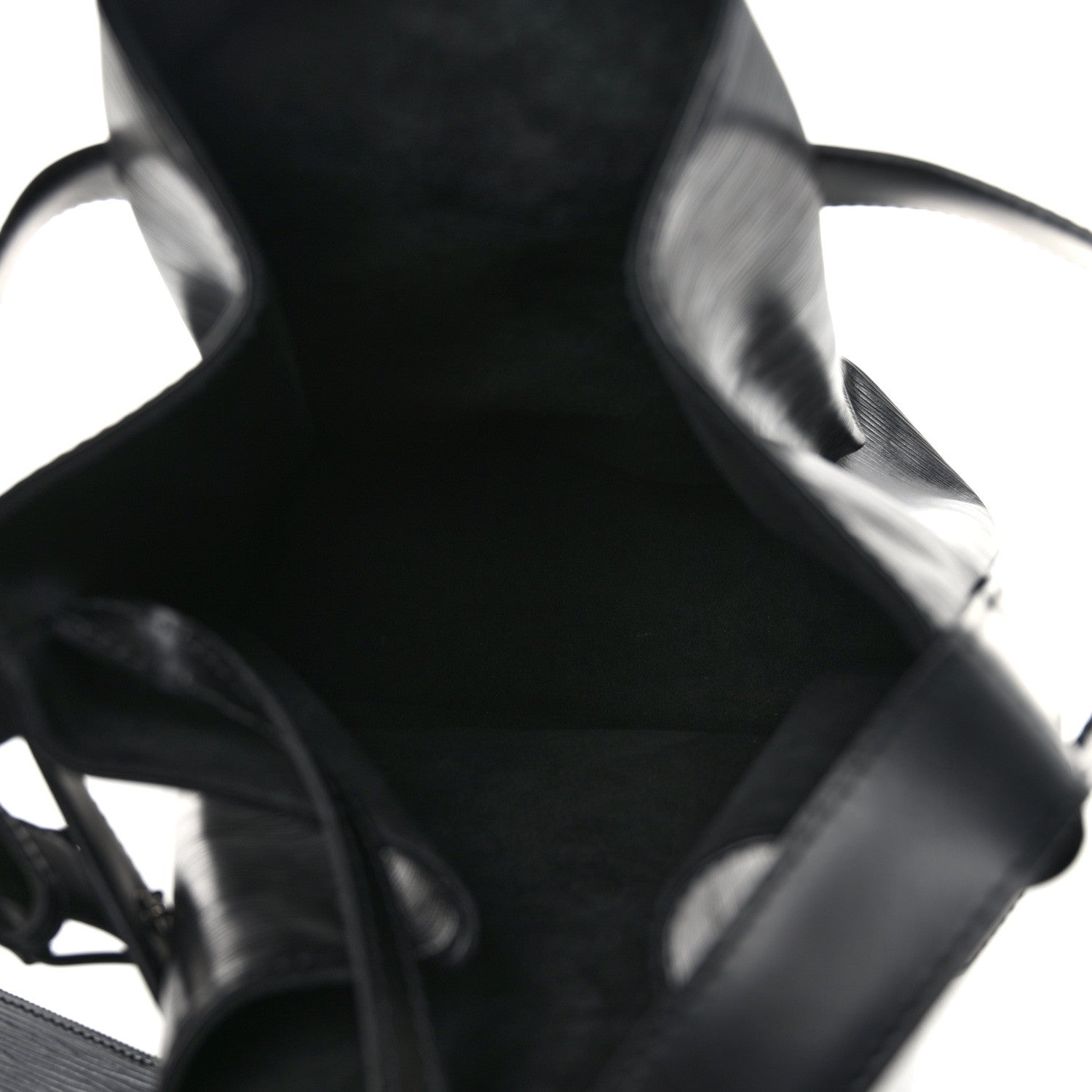 Louis Vuitton Epi Sac D'epaule Black 6 of 9