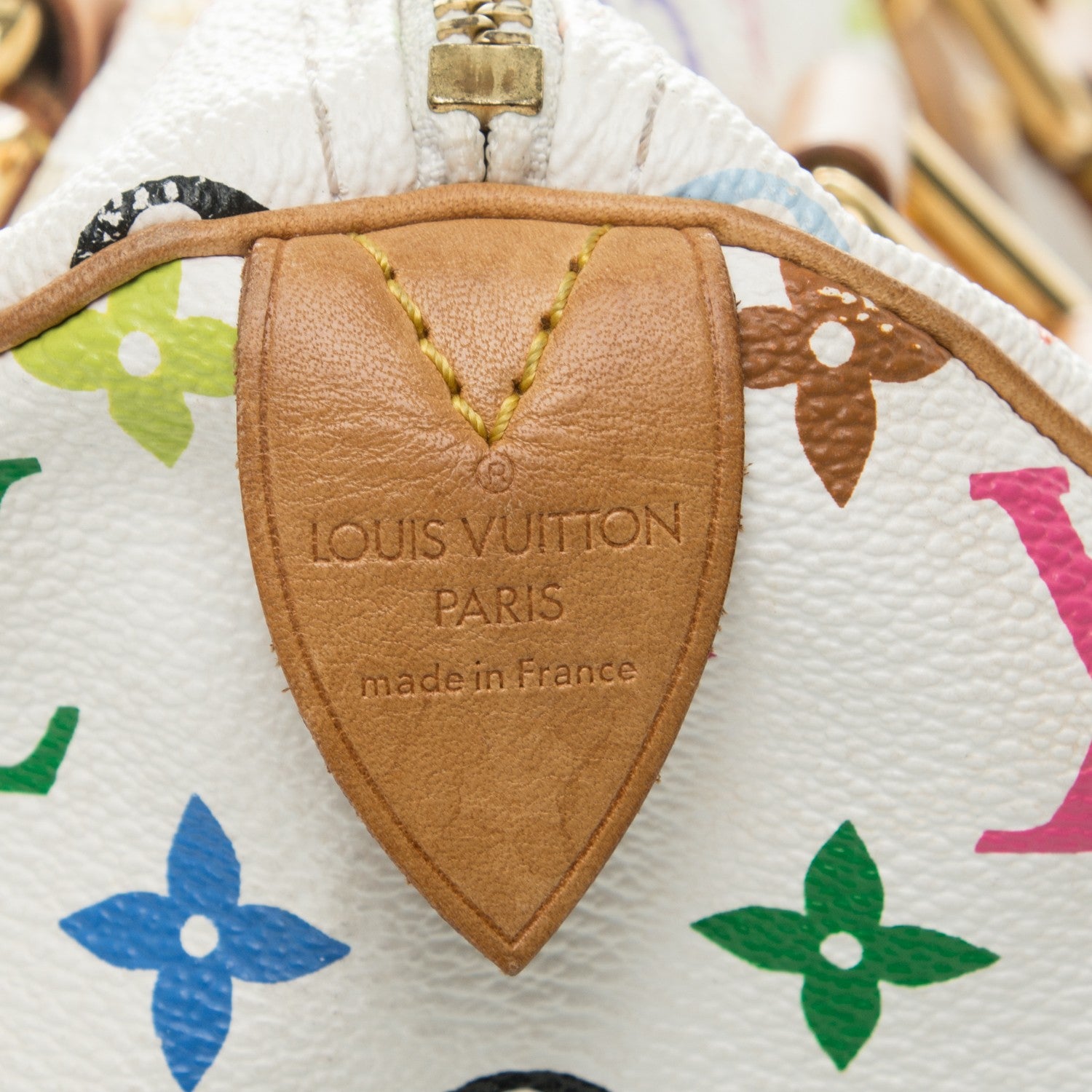 Louis Vuitton Monogram Multicolor Speedy 30 White 6 of 10