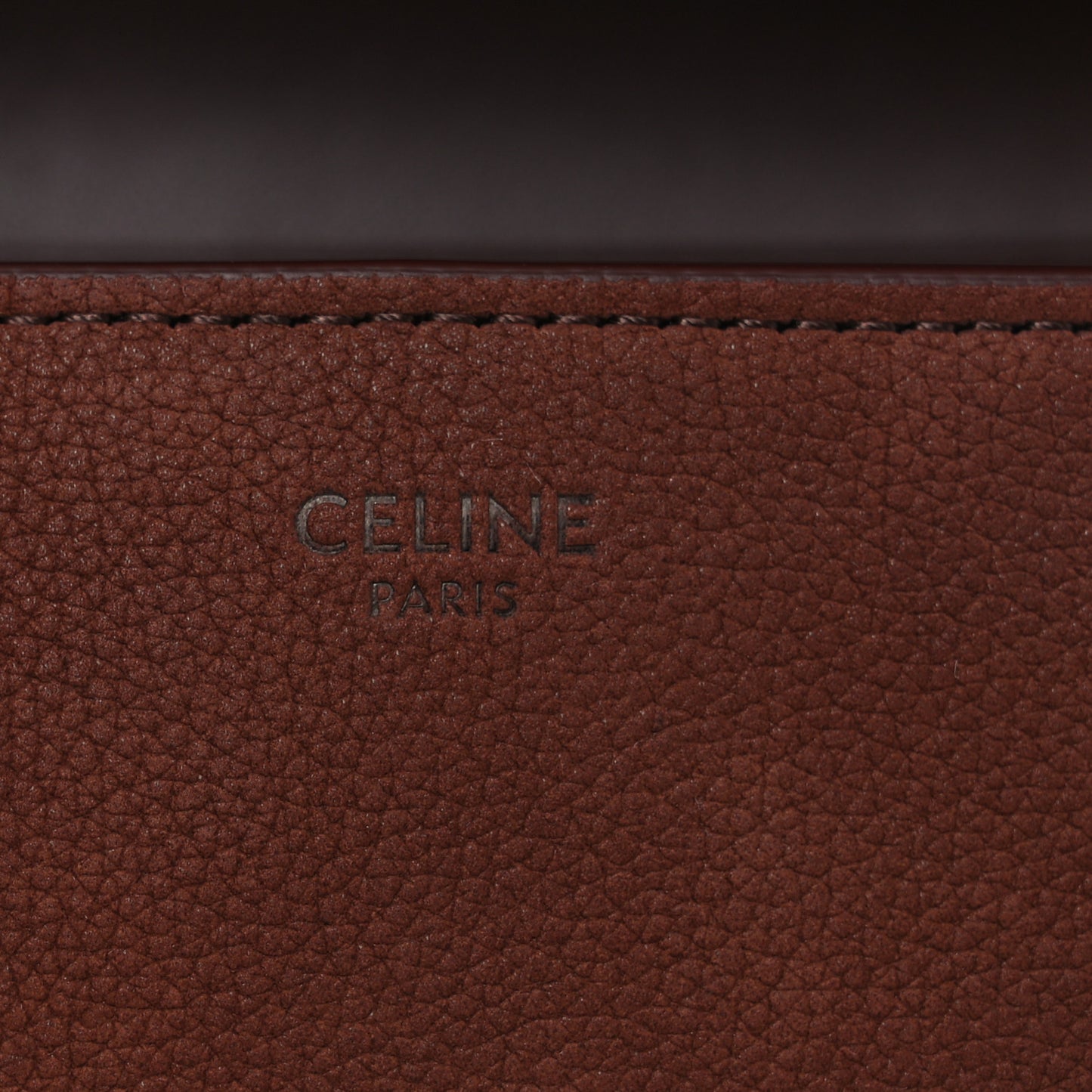 Grained Nubuck Calfskin Medium Nino Chestnut