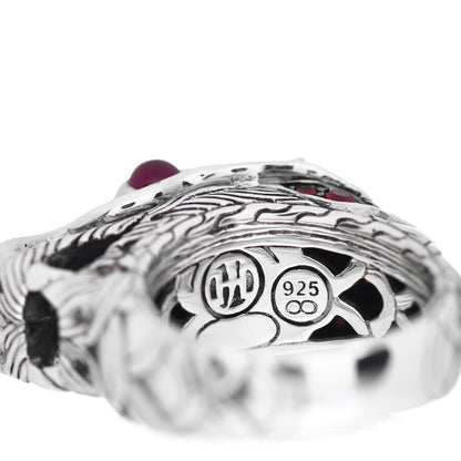 John Hardy Sterling Silver Ruby Naga Dragon Ring 52 6 6 of 6