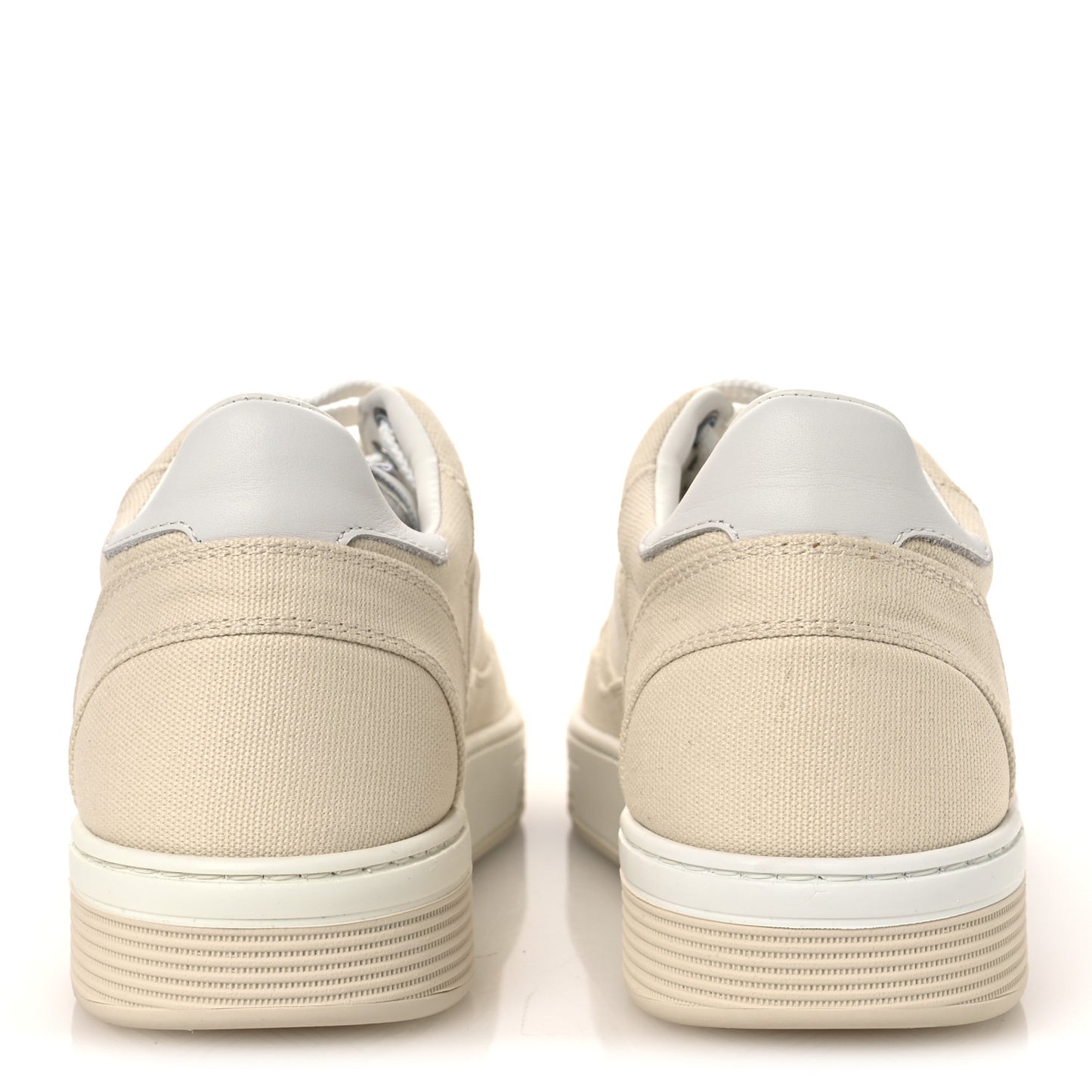 Cotton Sneakers 40 Light Beige White