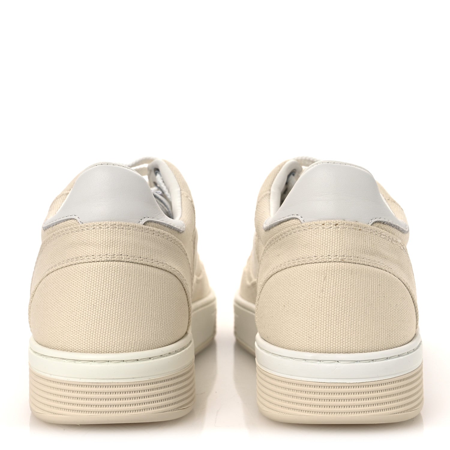 Chanel Cotton Sneakers 40 Light Beige White 6 of 11