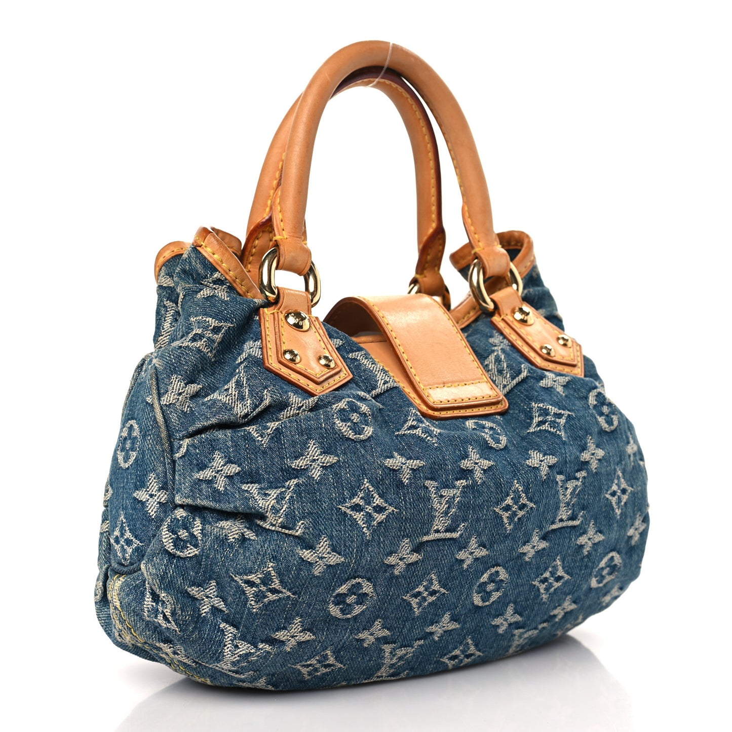 Monogram Denim Pleaty Blue