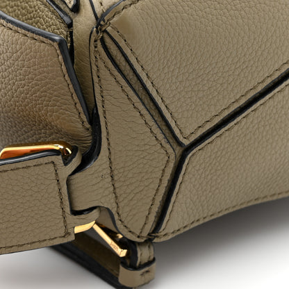 Loewe Calfskin Small Puzzle Bag Artichoke Green 12 of 12