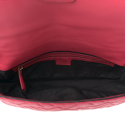 Fendi Nappa FF 1974 Embossed Baguette Lampone 5 of 8