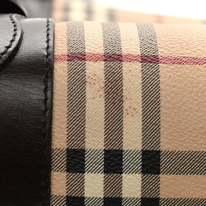 Burberry Haymarket Check Tote Chocolate 8 of 16
