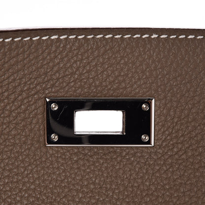 Hermes Togo Kelly Retourne 28 Etoupe 26 of 36