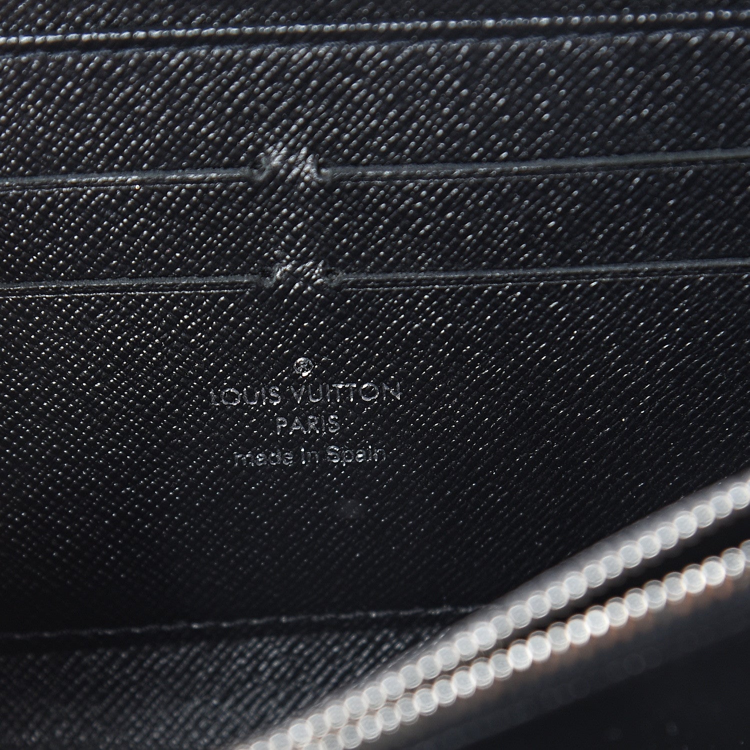 Louis Vuitton Epi Zippy Wallet Black 5 of 5