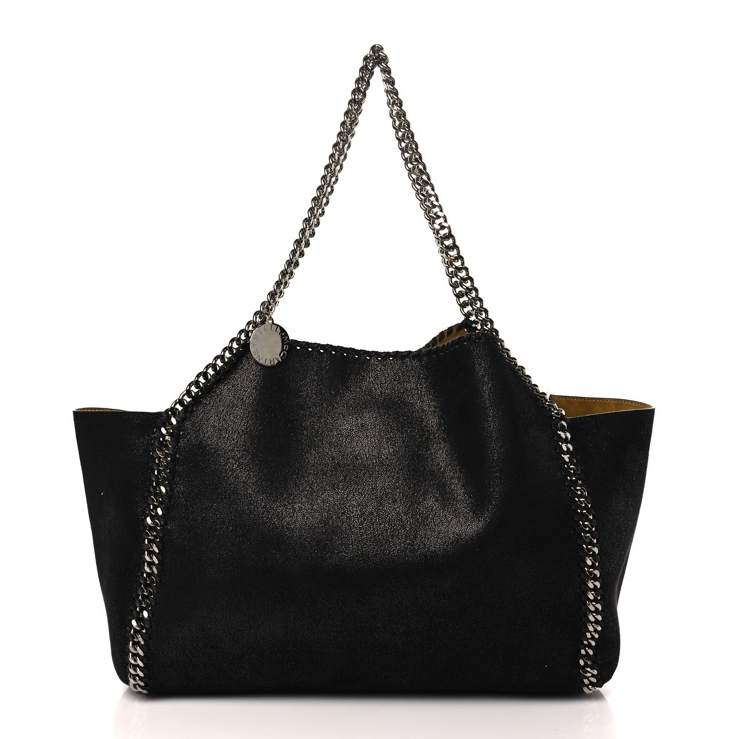 Stella McCartney Shaggy Deer Falabella Reversible Tote Black 3 of 9