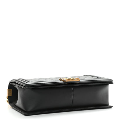 Chanel Calfskin Quilted New Medium Boy Flap Black 6 of 15