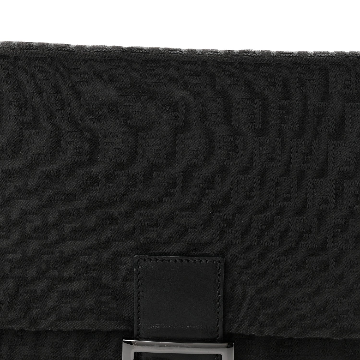 Fendi Zucchino Mama Baguette Black 8 of 10