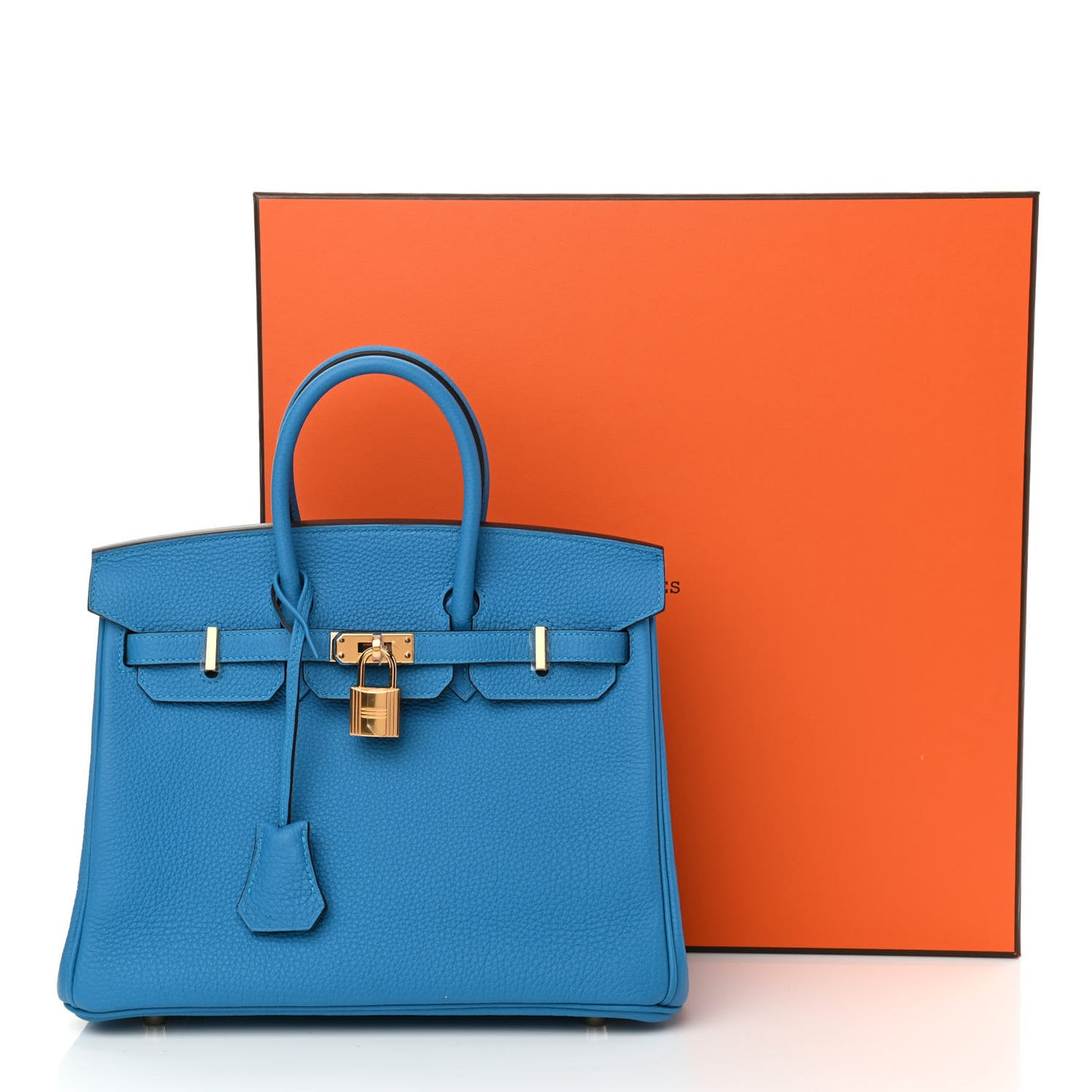 Togo Birkin 25 Bleu Zanzibar