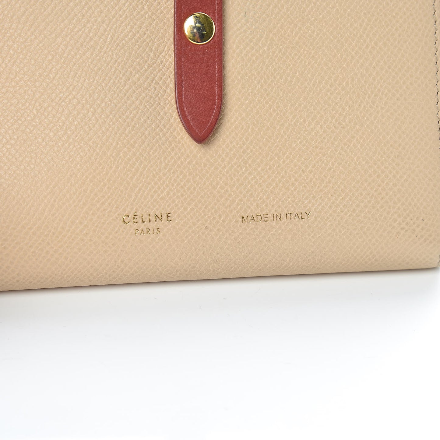 Grained Calfskin Medium Multifunction Strap Wallet