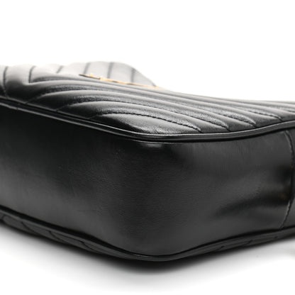 Saint Laurent Calfskin Matelasse Monogram Lou Camera Bag Black 10 of 14