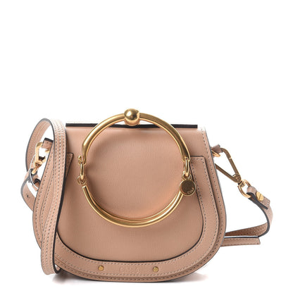 Chloe Calfskin Suede Small Nile Bracelet Bag Biscotti Beige 1 of 7