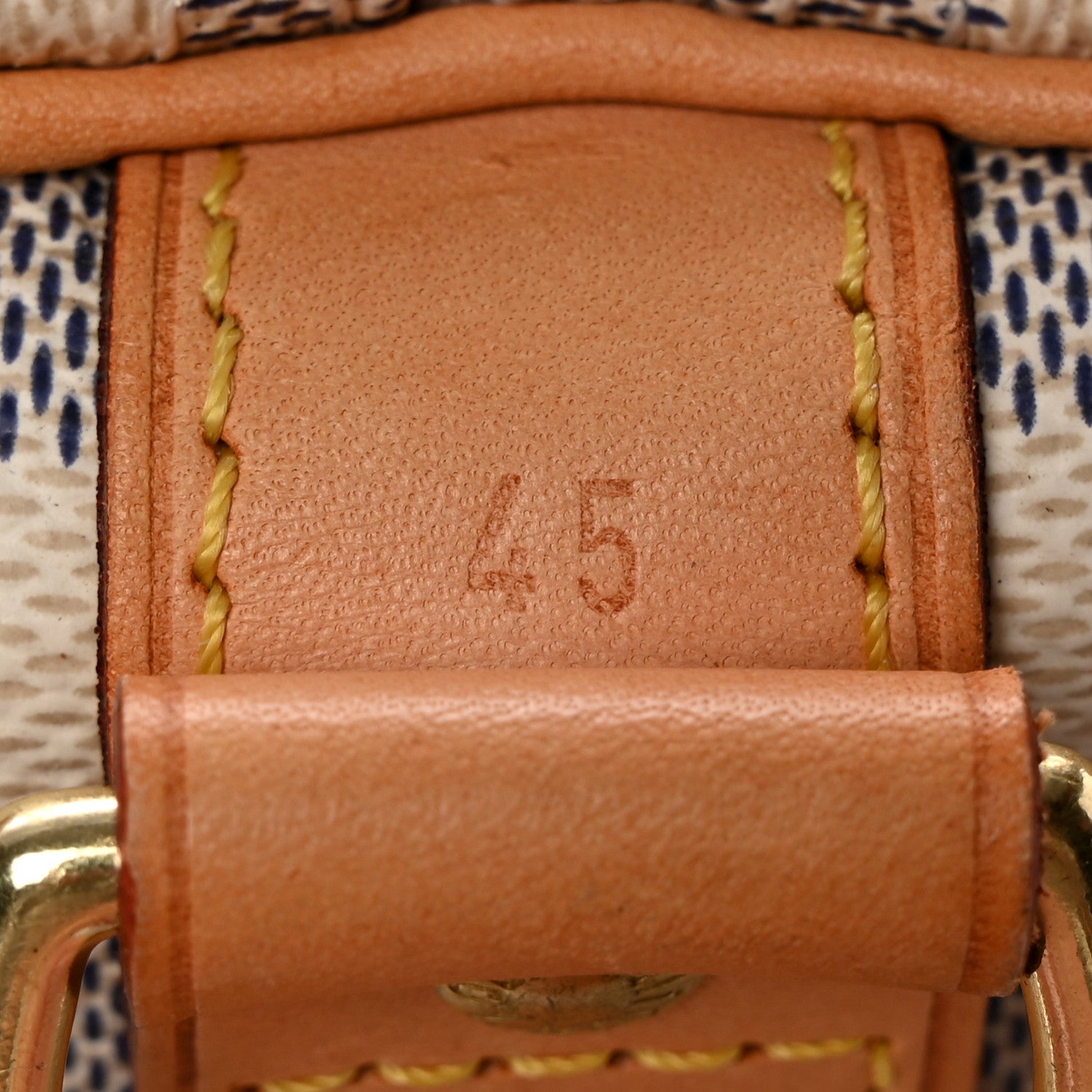 Louis Vuitton Damier Azur Keepall Bandouliere 45 7 of 16
